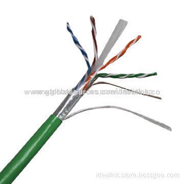 Solid Bare Copper Conductor Cat6 LAN Cable, OEM Brand Supported